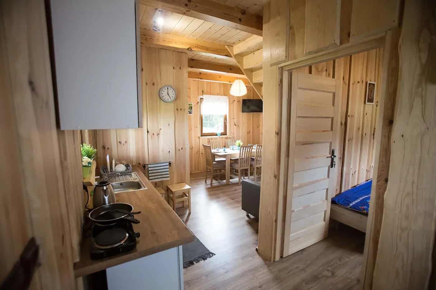 Domki w Zwierzyńcu – sypialnia