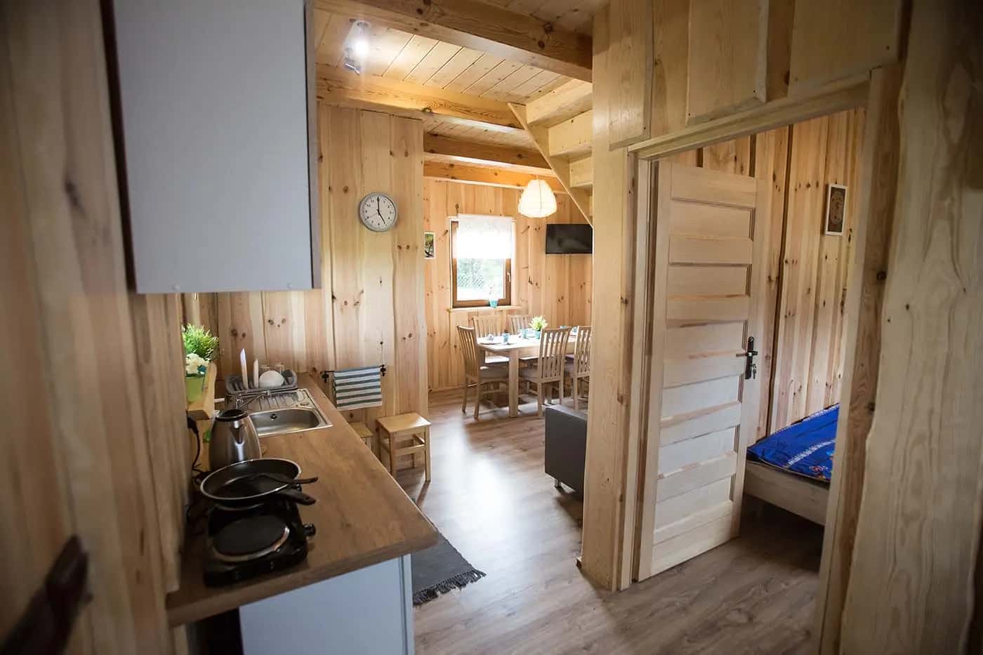 Domki w Zwierzyńcu – sypialnia